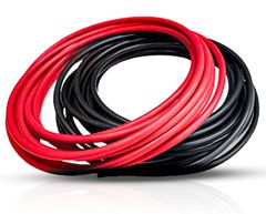 KIVケーブル 38sq 赤黒セット 1m 切り売り1ｍ～30m 600Vケーブル 電気機器用ビニル絶縁電線 バッテリー常時電源 KIV電線 38 絶縁キャップ付き KIV 赤 黒 電線 ケーブル