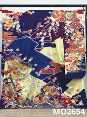 振袖 豪華 刺繍 金駒 金彩 身丈166cm 躾糸付き MO2654