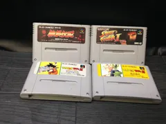 餓狼伝説, ストリートファイター 2, [ドラゴンボールZ スーパーサイヤ伝説, 超武闘伝] SFC スーファミ ソフト 4点まとめて mFF094 ● ★