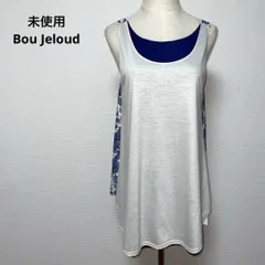 未使用 Bou Jeloud ブージュルード 花柄 ノースリーブ チュニック