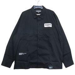 NEIGHBORHOOD ネイバーフッド 25SS CLASSIC WORK SHIRT LS-2 251TSNH-SHM03 クラシック ワークシャツ ロングスリーブ ブラック 長袖 サイズXL augk