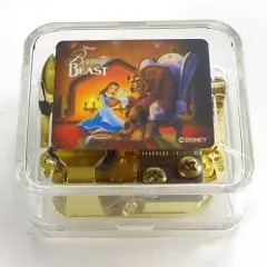 Disney - ディズニー　美女と野獣　ベル　オルゴール CD183S】ディズニー木製からくりオルゴール 美女と野獣
