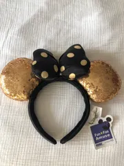 海外ディズニーカチューシャ（ゴールド）