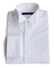 【新着商品】[タキシードステーション] ウイングカラーシャツ【ダブルカフス】 モーニング 結婚式 新郎 父親 ウエディング 定番3