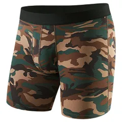 メンズ ボクサー ショーツ 3部丈 インナー 迷彩 カモフラージュ柄 通気性 吸湿性 ストレッチ 快適 フィット感 伸縮性 コットン カジュアル 黒 青 緑 ms-022