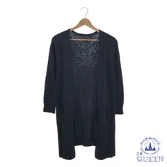 【訳アリ】INED イネド カーディガン トップス 長袖 シンプル おしゃれ レディース ブラック 9 901-14448 送料無料 古着