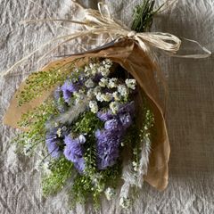 季節の贈り物　初夏の涼やかスワッグ　ドライフラワー