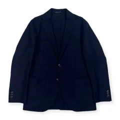 GREEN LABEL RELAXING グリーンレーベルリラクシング VITALE BARBERIS CANONICO イタリア製生地 2B テーラードジャケット 44/ネイビー メンズ