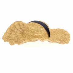 未使用品 TAH タア  麦わら帽子   ベージュ 天然草木 麦 レディース  帽子 服飾小物　240001140260