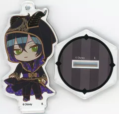 【中古】キーホルダー マレウス・ドラコニア 「ハピクロ! ディズニー ツイステッドワンダーランド オリジナルイラスト 式典服 アクリルスタンドキーホルダー」