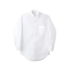 ウイングカラーシャツ(兼用・長袖) SS BS2511-2(シロ)
