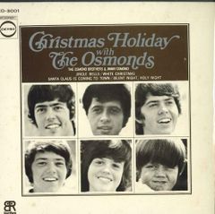 7” Osmond Brothers & Jimmy Osmond Christmas Holiday With The Osmonds CD3001 DENON /00080