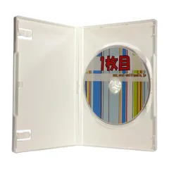 DVDケース 日本製1枚収納DVDトールケース ホワイト 3個 ロゴ有仕様 オーバルマルチメディア(OvalMultimedia)