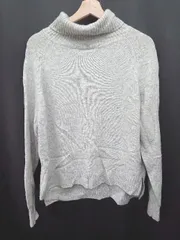 ◇ ⊇ A day in the life UNITED ARROWS ウール カシミヤ混 長袖 ニット セーター グレー系 レディース E  【1506250010305】