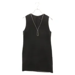 ALEXANDER WANG (アレキサンダーワン) ノースリーブワンピース ボールチェーン ドレス ブラック レディース 106659F15