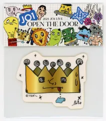 【中古】シール・ステッカー 鶴房汐恩 PRODUCE 目から鼻、口から足が出るほど欲しくなるステッカー(王冠) 「2021 JO1 LIVE ”OPEN THE DOOR”」