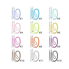 スマホショルダーストラップ スマホのヒモ 紐 2フックタイプ #7〜#12 ハンドメイド