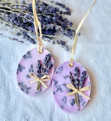 【吊り下げタイプ】アロマワックスサシェ　ラベンダーⅡ