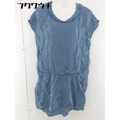 ◇ ◎ bulle de savon ビュル デ サボン 半袖 ミニ ワンピース サイズF ブルー レディース  【中古】 【1112030003193】のサムネイル