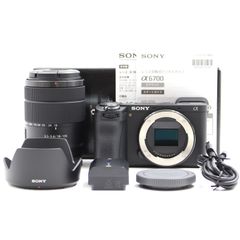 ■シャッター数753枚！新品同様■ SONY α6700 高倍率ズームレンズキット(SEL18135) ブラック ILCE-6700M ミラーレス一眼カメラ ソニー