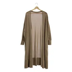 MUSE de Deuxieme Classe / ミューズドゥーズィーエムクラス | Shake code Vネック ロングカーディガン | F | ブラウン | レディース