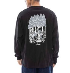 2025春夏 新品【ELEMENT/エレメント】KSK BACK TO NATURE LS ロンＴ FBK メンズ BF021050