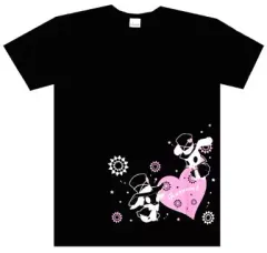 【中古】Tシャツ(キャラクター) 羊＆兎 Tシャツ ブラック 女性用Mサイズ 「カーニヴァル Welcome to 輪(サーカス)」