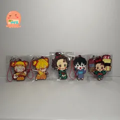 鬼滅の刃　遊郭編　炭子　善子　猪子　ラバーストラップ　【5点セット】