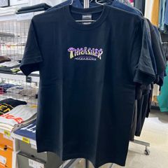 THRASHER スラッシャー⚫︎半袖　Tシャツ　ブラック　ホワイト　マッシュルーム