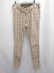 ◇ ⊇ SOMETHING サムシング スキニー パンツ サイズS ベージュ系 レディース E  【1411070010186】