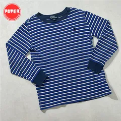 【120cm】Polo Ralph Lauren ラルフローレン　ストライプ　ロンT 長袖　カットソー