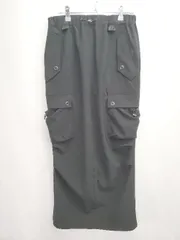 ◇ Θ SLY スライ ドローストリング ロング丈 タイト スカート サイズ1 ブラック レディース E  【1507010010115】