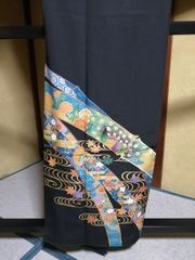 No.119 化繊 留袖 五ッ紋・五三の桐 比翼付き