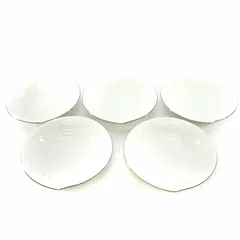 Adam＆Eve アダム＆イヴ たち吉 カサブランカ Casablanca カレー皿 5枚セット 花柄 ホワイト 食器 ■SG