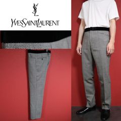 イヴサンローラン 90s vintage 2タック ワイドスラックス - メルカリ
