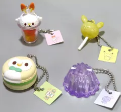【中古】キーホルダー 全4種セット 「ポケピース スイーツマスコット Part1」