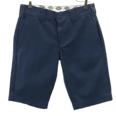 Dickies ディッキーズ ワークショートパンツ W30 ネイビー メンズ 古着