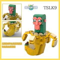 Tung Tung Tung Sahur 툰툰툰 사푸르 레고 호환 블록 장난감 교육 장난감 크리스마스 아이 선물 LEGO 선물 Itarian Brainrot 이탈리아 브레인 밈 밈 tslk009