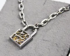 【中古】SCOMMAG ナンバーパドロックネックレス 	SGN-437