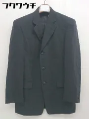 ◇ renoma レノマ 肩パット 3B 背抜き 長袖 テーラードジャケット サイズ 94Y6 ダークグレー メンズ  【1109070000190】のサムネイル