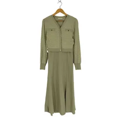 プロポーションバイボディードレッシング PROPORTION BODY DRESSING ツイードライクリブニットセットアップ レディース  M