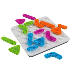 Fat Brain Toys 脳トレ ブロックパズル グリッドブロック FA249-1 正規品