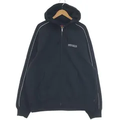 【中古】Supreme 24FW State Zip Up Hooded Sweatshirt パーカー XL ブラック シュプリーム[10]