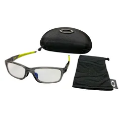 AT-189 OAKLEY オークリー CROSSLIK RANGE クロスリンクレンジ 度なし グレー スモーク イエロー メンズ OX8044-0255 メガネ 眼鏡