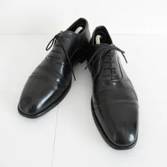 #ans アルフレッドサージェント Alfred Sargent ビジネス レザーシューズ 8 黒 内羽根 ストレートチップ キャップトゥ メンズ [905932]のサムネイル