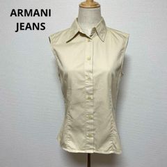 a748】ARMANI アルマーニ ノースリーブ シャツ ワンピース 40 - メルカリ