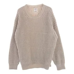 VISVIM ビズビム ニット 20AW 0120405012001 AMPLUS CREW L/S W/L アンプラス クルー ニット セーター ベージュ系 3【中古】のサムネイル
