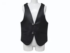 h*)様 ☆ 新品 クロムハーツ レザー ベスト クロス ジップ ☆ h*)様 ☆ 新品 クロムハーツ レザー ベスト クロス ジップ