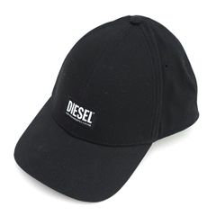 DIESEL / ディーゼル ◆キャップ/CORRY-GUM HAT/ロゴ/ブラック/フリーサイズ 【メンズ/MEN/男性/ボーイズ/紳士】【帽子/ぼうし/ハット/キャップ/帽】 メンズファッション【中古】 