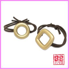 【 ２種セット まとめ売り ★】 ゴールド リング ゴム ヘアゴム シンプル メタル ヘア アクセサリー ヘアアクセサリー おしゃれ 大人 ペア シミラー お揃い シェア 秋 冬 HA027 韓国